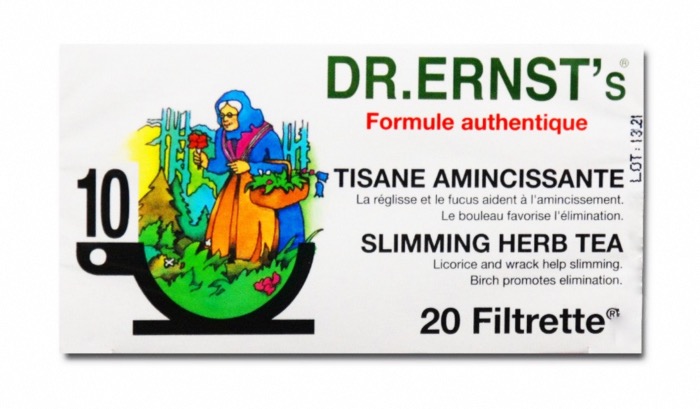 Tisane Minceur Amincissante Dr ERNST 20 Sachets x 2g (40g)/Boite