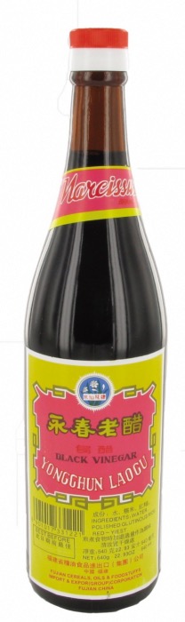 Vinaigre de Riz Noir Yonghun Laogu 640ml/Bouteille