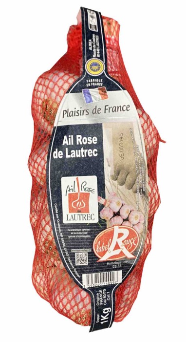 Ail Rose de Lautrec Label Rouge Catégorie 1 1kg/Filet