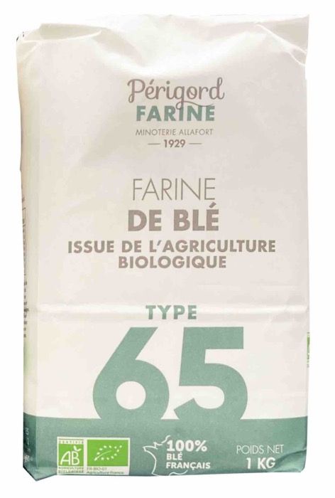 Allafort Farine de Blé BIO T65 1kg/Sachet