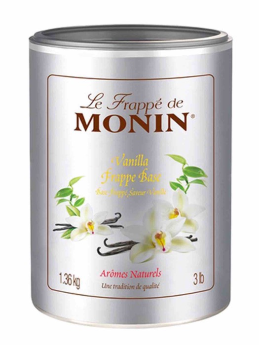 Le Frappé Poudre Base Saveur Vanille Monin 1,36kg/Boite