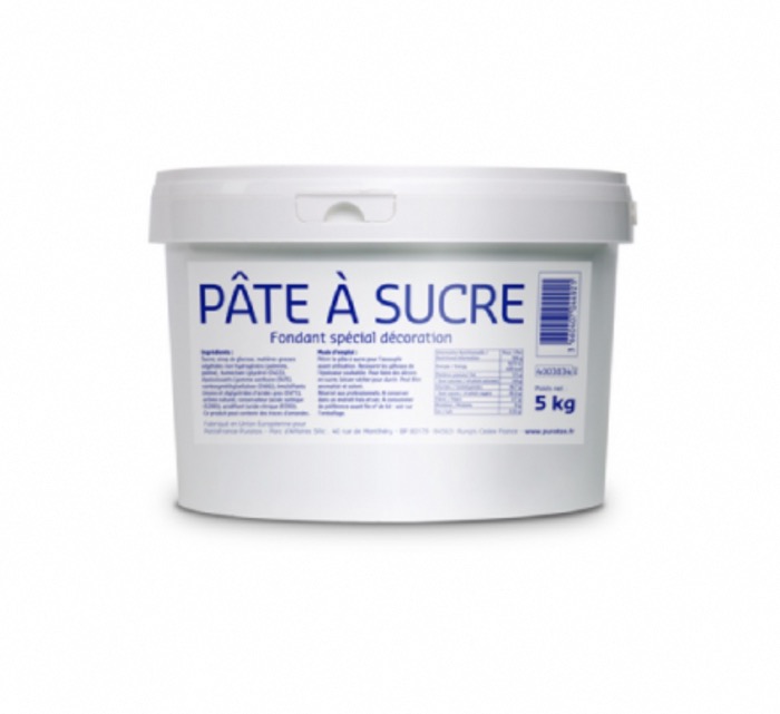 Pâte à sucre 5kg/Fût