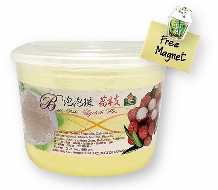 Bolle Popping Boba Pearls Litchi 950g/Boite