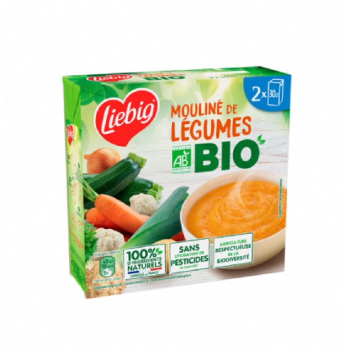 Mouliné de légumes BIO BIEBIG 2 x 30cl/Boite